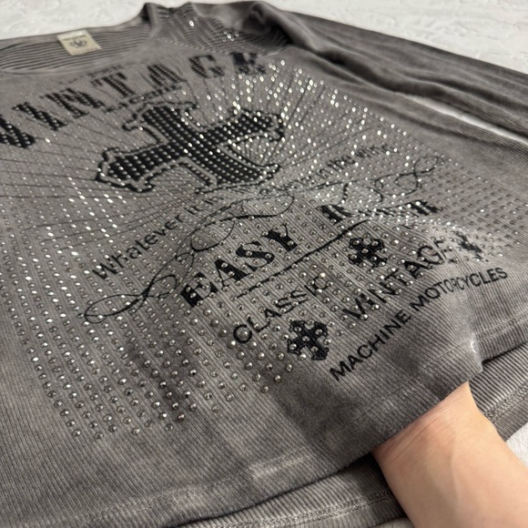 Vintage Rhinestone Top - Picture 11 of 14